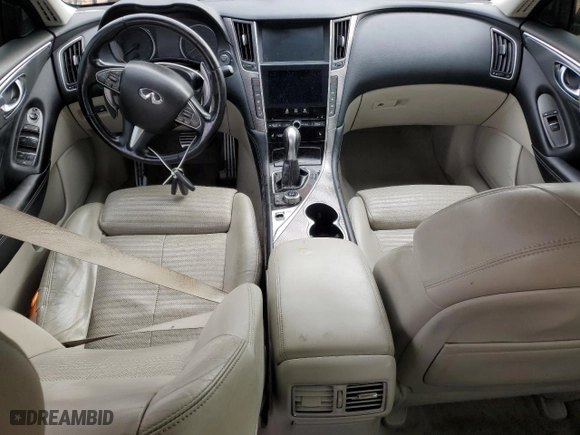 2014 Infiniti Q50 Hybrid Premium with VIN JN1AV7AR6EM703178, listed as a Copart auction lot 85759294 with 194,811 mi miles and Salvage Title. Bid and sale history available at carsss.com. Image 8.