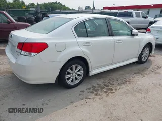 2011 Subaru Legacy Premium with VIN 4S3BMBC67B3249857, listed as a IAAI auction lot 42441235 with 185,693 mi miles and . Bid and sale history available at DreamBid. Image 4.