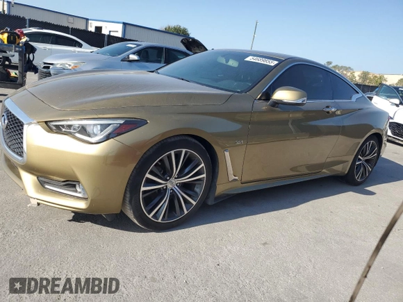 2018 Infiniti Q60 Luxe with VIN JN1EV7EK8JM340729, listed as a Copart auction lot 54689855 with 76,347 mi miles and Clean Title. Bid and sale history available at carsss.com. Image 2.