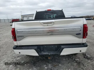 2017 Ford F-150 XL with VIN 1FTFW1EG7HFC64393, listed as a Copart auction lot 51105275 with 96,816 mi miles and Salvage Title. Bid and sale history available at carsss.com. Image 6.