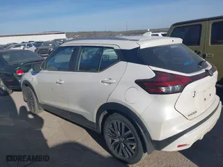 2021 Nissan Kicks SV with VIN 3N1CP5CV4ML493657, listed as a IAAI auction lot 41857883 with 258,207 mi miles. Bid and sale history available at carsss.com. Image 14.