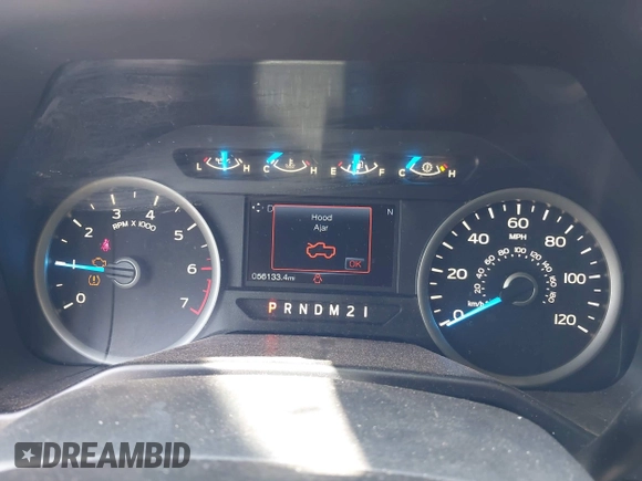 2017 Ford F-150 XL with VIN 1FTEW1EF9HKC72022, listed as a IAAI auction lot 42349290 with 56,133 mi miles and . Bid and sale history available at DreamBid. Image 7.
