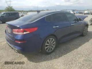 2019 Kia Optima LX with VIN 5XXGT4L35KG353807, listed as a Copart auction lot 50650985 with 74,601 mi miles and Salvage Title. Bid and sale history available at carsss.com. Image 3.