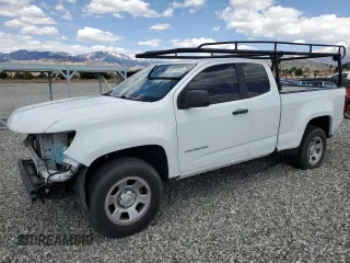 2021 Chevrolet Colorado 2WD Work Truck with VIN 1GCHSBEN4M1204720, listed as a Copart auction lot 46261415 with 124,172 mi miles and Salvage Title. Bid and sale history available at carsss.com. Image 1.