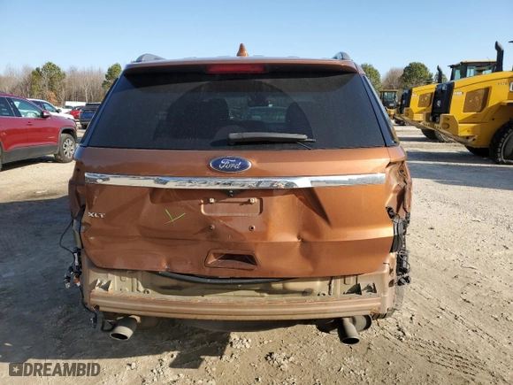 2017 Ford Explorer XLT with VIN 1FM5K7D8XHGA46457, listed as a Copart auction lot 48047445 with 121,625 mi miles and Salvage Title. Bid and sale history available at carsss.com. Image 6.