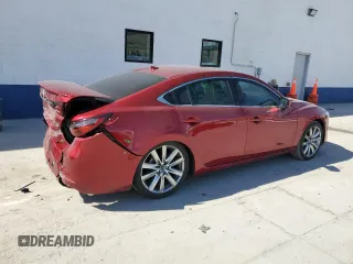 2021 Mazda 6 Carbon Edition with VIN JM1GL1WY8M1605828, listed as a Copart auction lot 48435225 with 70,917 mi miles and Salvage Title. Bid and sale history available at DreamBid. Image 3.