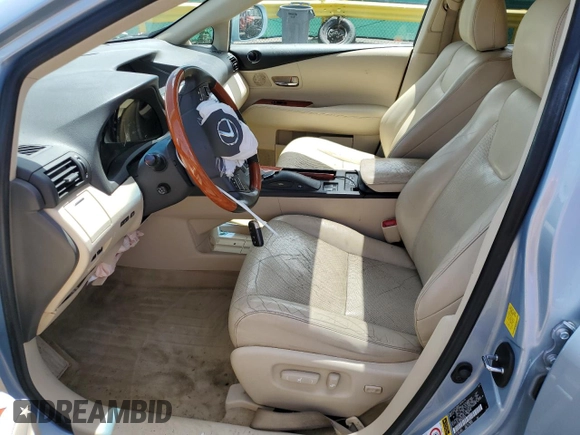 2011 Lexus RX 450h with VIN JTJBC1BAXB2033040, listed as a Copart auction lot 56920005 with 102,791 mi miles and Salvage title. Bid and sale history available at DreamBid. Image 7.