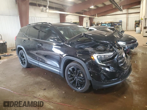 2020 GMC Terrain SLT z VIN 3GKALPEV8LL136266, wystawiony jako Copart lot #61174425 z przebiegiem 47 250 mil mil oraz Szkoda całkowita • Salvage title. Historia ofert i sprzedaży dostępna na DreamBid. Obrazek 4.