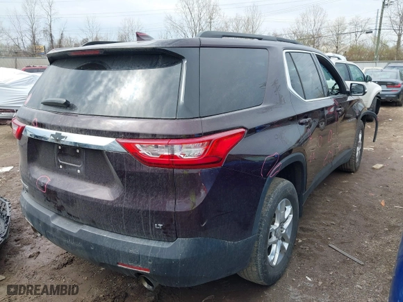 2019 Chevrolet Traverse LT Cloth with VIN 1GNERGKW3KJ155278, listed as a IAAI auction lot 41888103 with 85,575 mi miles. Bid and sale history available at carsss.com. Image 4.