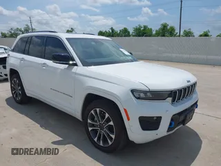2023 Jeep Grand Cherokee Overland with VIN 1C4RJYD66P8794645, listed as a IAAI auction lot 42143883 with 44,898 mi miles and . Bid and sale history available at DreamBid. Image 1.