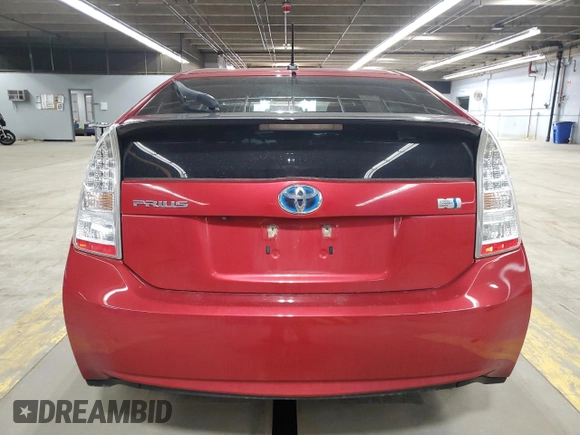 2011 Toyota Prius I with VIN JTDKN3DUXB5337421, listed as a Copart auction lot 52974565 with 167,715 mi miles and Salvage Title. Bid and sale history available at DreamBid. Image 6.