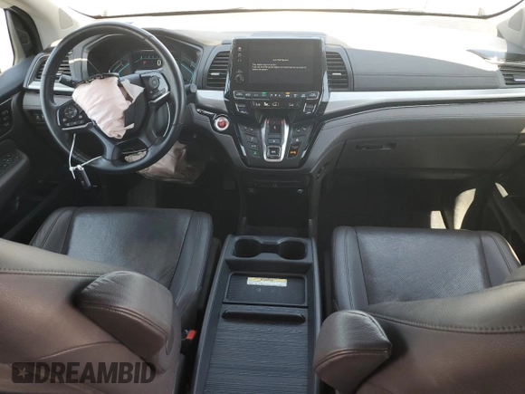 2018 Honda Odyssey Elite with VIN 5FNRL6H90JB062506, listed as a Copart auction lot 60336075 with 44,667 mi miles and Salvage title. Bid and sale history available at DreamBid. Image 8.