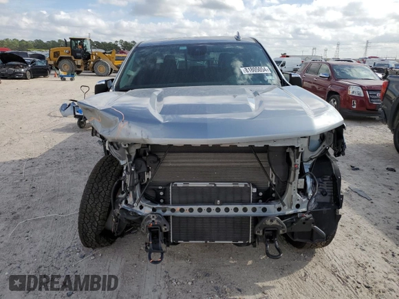 2024 Chevrolet Silverado 1500 LTZ with VIN 1GCUDGE86RZ249800, listed as a Copart auction lot 81805054 with 10,914 mi miles and Salvage Title. Bid and sale history available at DreamBid. Image 5.