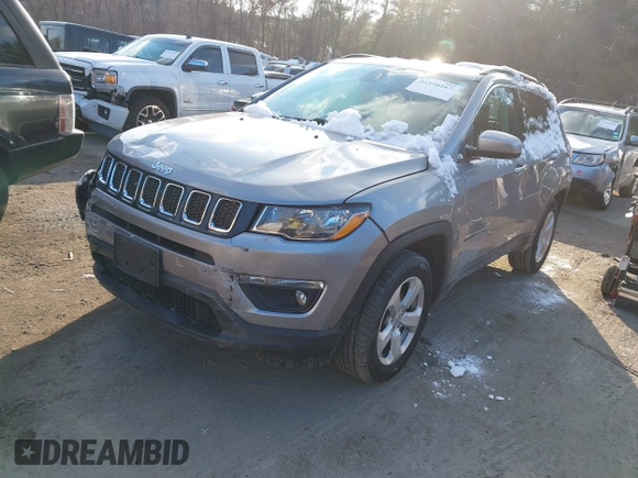 2019 Jeep Compass Latitude with VIN 3C4NJDBB4KT850342, listed as a IAAI auction lot 41398167 with 33,771 mi miles and . Bid and sale history available at DreamBid. Image 17.