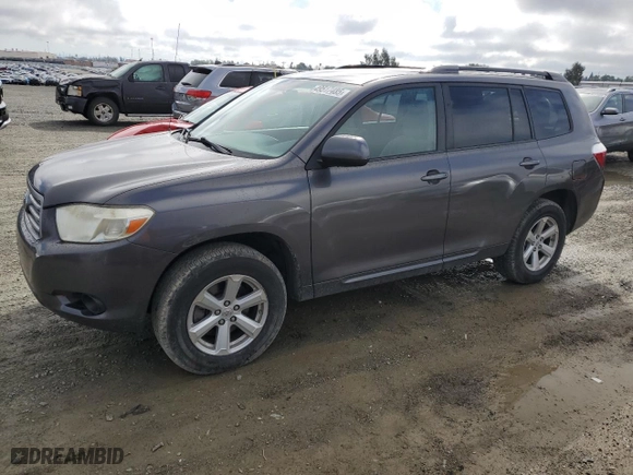 2009 Toyota Highlander with VIN JTEDS41A292078481, listed as a Copart auction lot 49517485 with 195,035 mi miles and Clean Title. Bid and sale history available at carsss.com. Image 1.