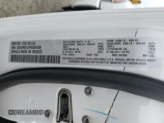 2023 Ram 2500 Laramie with VIN 3C6UR5FJ1PG634158, listed as a Copart auction lot 57164505 with 18,279 mi miles and Salvage title. Bid and sale history available at DreamBid. Image 12.