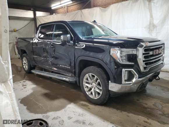 2019 GMC Sierra 1500 SLT with VIN 3GTU9DED9KG164646, listed as a Copart auction lot 47181585 with 32,276 mi miles and Salvage Title. Bid and sale history available at carsss.com. Image 4.
