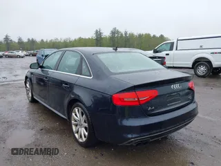 2014 Audi A4 Premium with VIN WAUBFAFL4EN011461, listed as a IAAI auction lot 42200430 with 165,753 mi miles and . Bid and sale history available at DreamBid. Image 3.