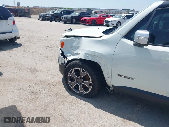 2015 Jeep Renegade Limited with VIN ZACCJADT0FPB52838, listed as a IAAI auction lot 42011409 with 97,376 mi miles and . Bid and sale history available at DreamBid. Image 6.