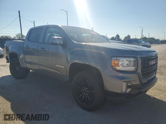 2022 GMC Canyon 2WD Elevation with VIN 1GTG5CEN8N1308802, listed as a Copart auction lot 47418095 with 19,035 mi miles and Salvage Title. Bid and sale history available at carsss.com. Image 4.