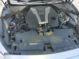 2018 Infiniti Q50 Luxe with VIN JN1EV7AP5JM352175, listed as a Copart auction lot 61762335 with 64,375 mi miles and Salvage title. Bid and sale history available at DreamBid. Image 11.