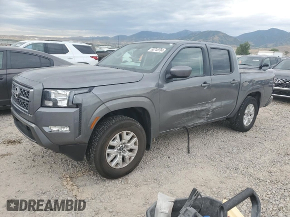2022 Nissan Frontier SV with VIN 1N6ED1EK1NN611155, listed as a Copart auction lot 60748784 with 30,572 mi miles and Salvage Title. Bid and sale history available at carsss.com. Image 1.