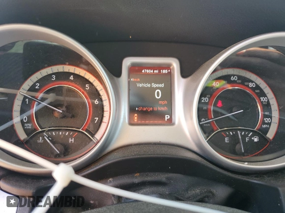 2020 Dodge Journey SE Value with VIN 3C4PDCAB0LT249541, listed as a Copart auction lot 53962605 with 47,604 mi miles and Clean Title. Bid and sale history available at DreamBid. Image 9.