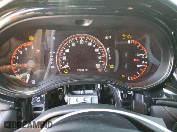 2023 Dodge Durango R/T Plus with VIN 1C4SDJCT2PC559230, listed as a Copart auction lot 53747975 with 22,765 mi miles and Salvage title. Bid and sale history available at DreamBid. Image 9.