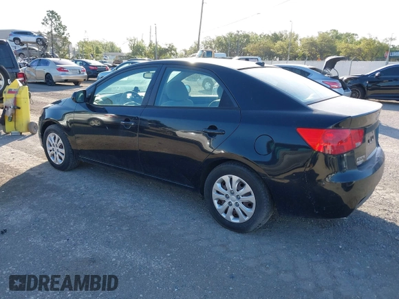 2013 Kia Forte LX with VIN KNAFT4A2XD5672131, listed as a IAAI auction lot 41820035 with 154,998 mi miles. Bid and sale history available at carsss.com. Image 3.