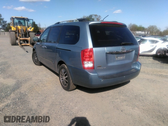 2012 Kia Sedona EX with VIN KNDMH4C70C6420031, listed as a IAAI auction lot 41933639 with 108,130 mi miles. Bid and sale history available at carsss.com. Image 3.