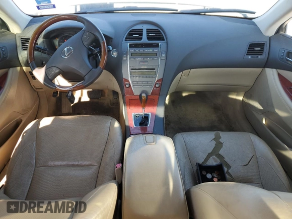 2007 Lexus ES 330 with VIN JTHBJ46G872096863, listed as a Copart auction lot 55840315 with 216,866 mi miles and Clean Title. Bid and sale history available at DreamBid. Image 8.