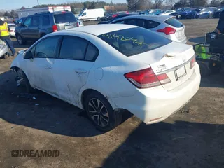 2015 Honda Civic EX with VIN 19XFB2F84FE261662, listed as a IAAI auction lot 41420465 with 140,201 mi miles and . Bid and sale history available at carsss.com. Image 3.