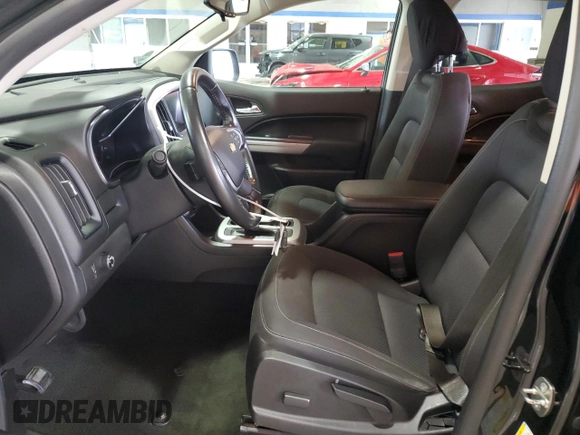 2018 Chevrolet Colorado 2WD LT with VIN 1GCGSCEAXJ1268299, listed as a Copart auction lot 60801215 with 50,527 mi miles and Salvage title. Bid and sale history available at DreamBid. Image 7.