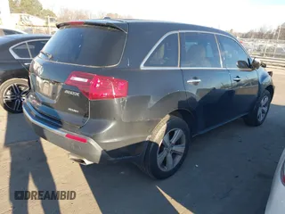 2010 Acura MDX Technology Pkg with VIN 2HNYD2H68AH523947, listed as a IAAI auction lot 41132813 with 185,187 mi miles. Bid and sale history available at carsss.com. Image 4.