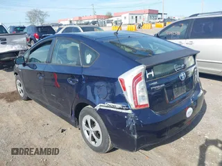 2013 Toyota Prius One with VIN JTDKN3DU4D1733094, listed as a IAAI auction lot 42023958 with 106,672 mi miles. Bid and sale history available at carsss.com. Image 3.