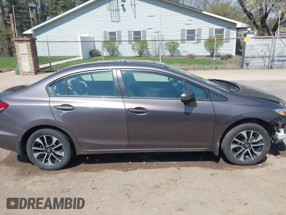 2014 Honda Civic Sedan EX with VIN 19XFB2F87EE082739, listed as a IAAI auction lot 42017492 with 158,988 mi miles. Bid and sale history available at carsss.com. Image 14.