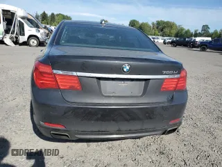 2011 BMW 7 Series 750Li xDrive with VIN WBAKC8C52BC432349, listed as a Copart auction lot 56072525 with 133,073 mi miles and Salvage title. Bid and sale history available at DreamBid. Image 6.