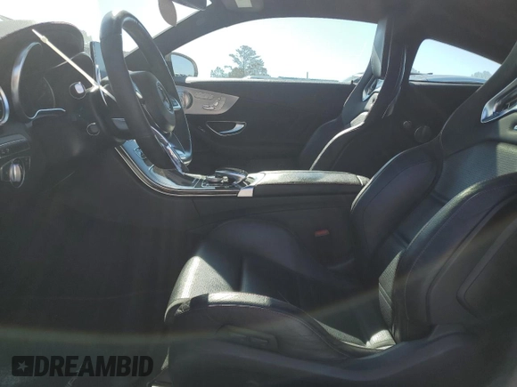 2018 Mercedes-Benz C 43 AMG with VIN WDDWJ6EBXJF678506, listed as a Copart auction lot 48525655 with 53,690 mi miles and Salvage Title. Bid and sale history available at DreamBid. Image 7.