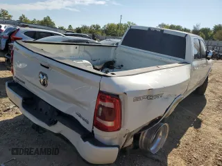 2019 Ram 3500 Laramie with VIN 3C63RRJL7KG676287, listed as a Copart auction lot 74248214 with 104,560 mi miles and Salvage Title. Bid and sale history available at carsss.com. Image 3.