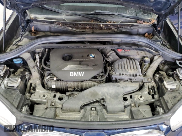 2017 BMW X1 xDrive28i with VIN WBXHT3C38H5F81270, listed as a Copart auction lot 49447865 with 185,048 mi miles and Clean Title. Bid and sale history available at carsss.com. Image 12.