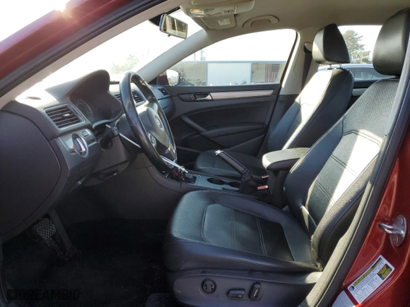 2015 Volkswagen Passat 1.8T Limited Edition with VIN 1VWAT7A31FC029153, listed as a Copart auction lot 45638115 with 148,602 mi miles and Salvage Title. Bid and sale history available at carsss.com. Image 7.