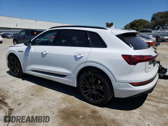 2023 Audi e-tron Chronos with VIN WA1VABGE3PB007985, listed as a Copart auction lot 63577913 with 7,366 mi miles and . Bid and sale history available at DreamBid. Image 2.