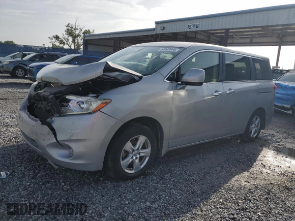 2013 Nissan Quest SV with VIN JN8AE2KP3D9061764, listed as a Copart auction lot 60849965 with Not provided miles and Salvage title. Bid and sale history available at DreamBid. Image 1.