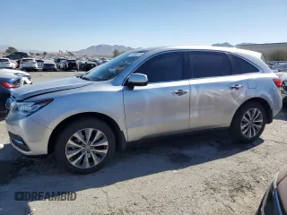 2014 Acura MDX Tech Pkg with VIN 5FRYD3H47EB010144, listed as a Copart auction lot 45046875 with 96,766 mi miles and Salvage Title. Bid and sale history available at carsss.com. Image 1.