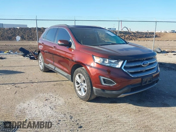 2015 Ford Edge SEL with VIN 2FMTK3J89FBB47286, listed as a IAAI auction lot 41681237 with 147,982 mi miles. Bid and sale history available at carsss.com. Image 1.
