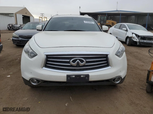2015 Infiniti QX70 with VIN JN8CS1MW1FM483385, listed as a Copart auction lot 41035064 with 130,882 mi miles. Bid and sale history available at carsss.com. Image 5.