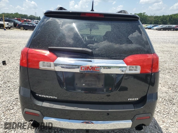 2011 GMC Terrain SLT-2 with VIN 2CTFLXE52B6275804, listed as a Copart auction lot 63815425 with 175,327 mi miles and Salvage title. Bid and sale history available at DreamBid. Image 6.