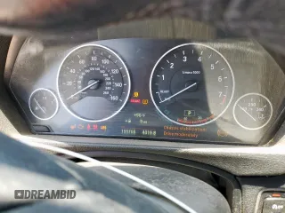 2015 BMW 3 Series 328i with VIN WBA3A5C58FF609385, listed as a Copart auction lot 61443955 with 195,705 mi miles and Salvage title. Bid and sale history available at DreamBid. Image 9.