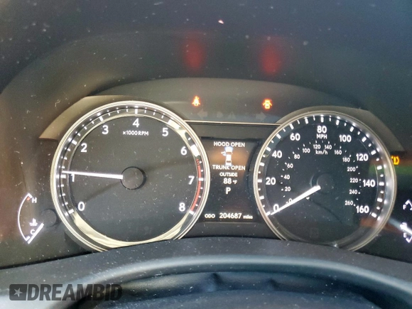 2013 Lexus GS 350 с VIN JTHBE1BL8D5008197, выставлен на аукционе Copart как лот 61662725 с пробегом 204 687 миль миль и Списание • Salvage title. История ставок и продаж доступна на DreamBid. Изображение 9.