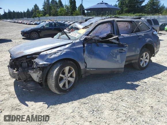 2013 Subaru Outback Premium with VIN 4S4BRBCC8D3275860, listed as a Copart auction lot 64734765 with Not provided miles and Salvage title. Bid and sale history available at DreamBid. Image 1.